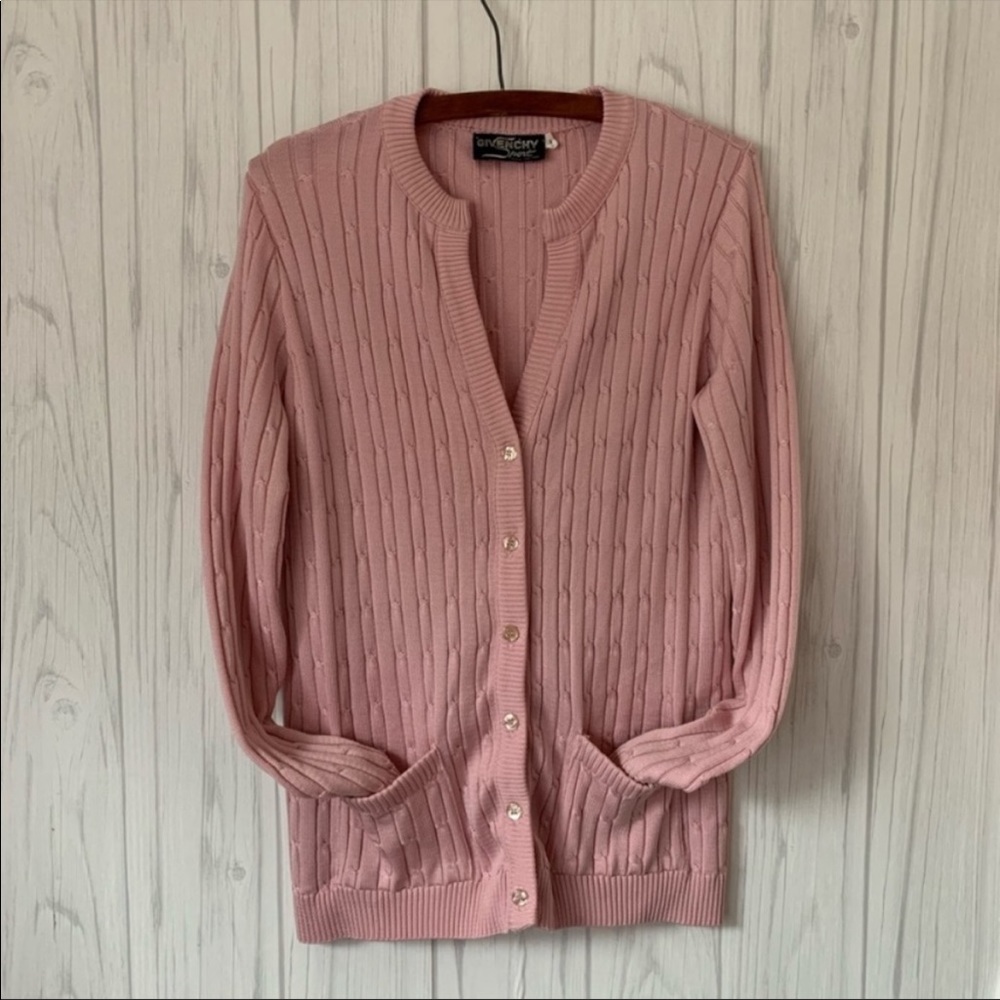 Vintage Givenchy button front cardigan